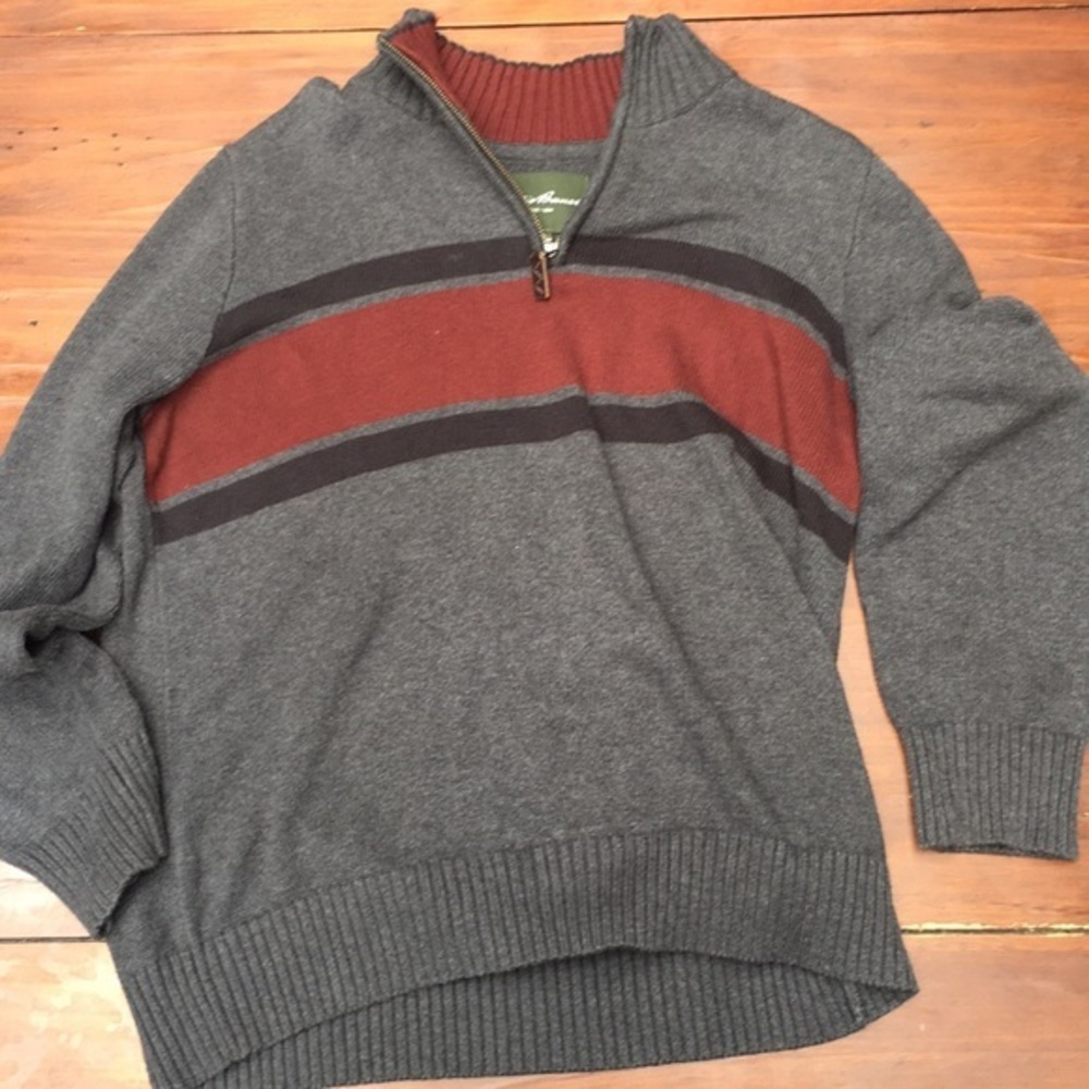 Eddie Bauer qtr zip Sz L